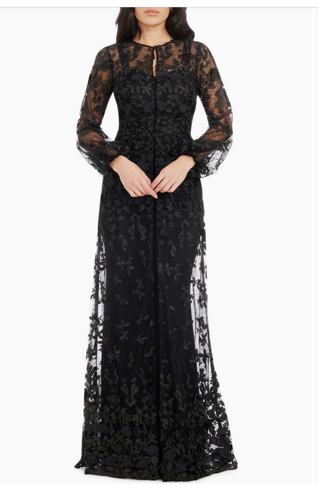 Dress The Population Joss Floral Lace Jacket - Size Large